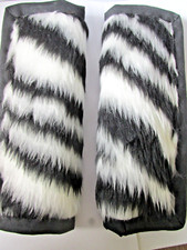 Pelliccia sintetica zebrata
