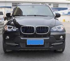 FARI NERI BMW X5 E70 ANGEL EYES XENON SERIE AFS CON LUCE CURVA 06-10 + MOTORINI