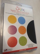 Sizzix Texturz Texture Plates Kit #3 -6 Designs Big Kick & Big Shot 654841 NIP