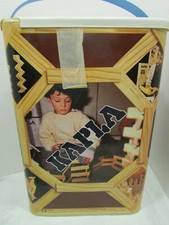  KAPLA Set Blocco Legno Scultura Edilizia con Scatola 225 Pezzi Blocco Vintage Divertente