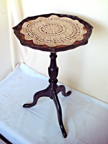 Tavolino fiori legno - fiori,