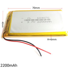 Batteria ricaricabile Lipo 3,7