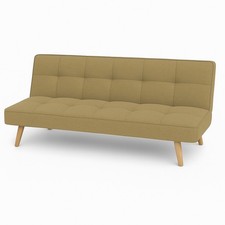 Divano Letto Imbottito con Sistema Clic-Clac con Gmabe in Legno SANDWICH