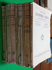 LOTTO LIBRI N 10  TOMI Testut Leone Anatomia umana 1923 medicina