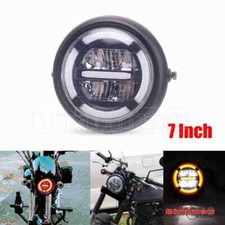 Faro proiettore led moto 7"