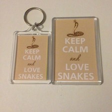 KEEP CALM AND LOVE SNAKES