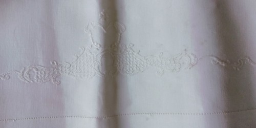 Antico lenzuolo matrimoniale - antico,
