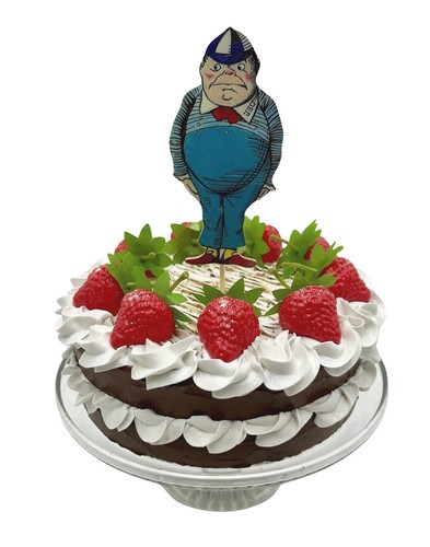 Cake topper alice nel - alice,