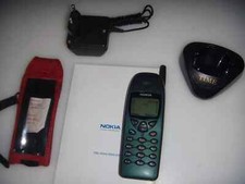 NOKIA 6110 GSM ORIGINALE 1998 NO BRAND UNICO+ACCESSORI E DESKTOP CHARGER