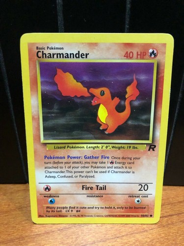 Carta pokemon charmander 82 - carta,