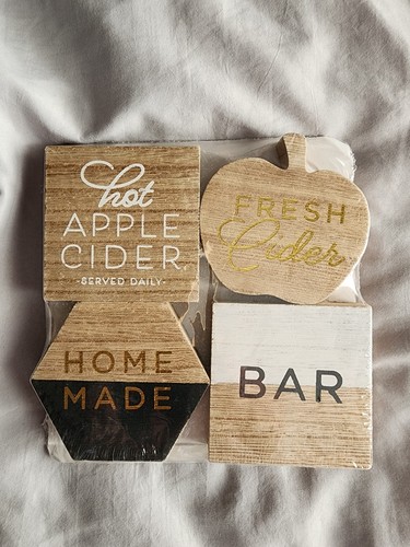 Set decorazioni legno - in,