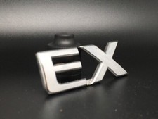 KIA EX 65MM LOGO SIGLA EMBLEMA FREGIO STEMMA SCRITTA TARGHETTA BADGE TARGA NOME