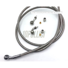 Kit tubo freno in treccia metallica VMC per freni a disco 