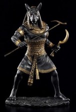 Statua Seth dipinta come
