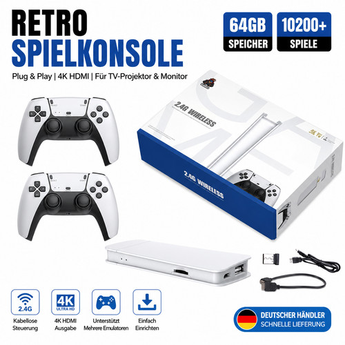 Console retro game stick 64gb - game,