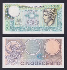 Banconota Italia 500 lire