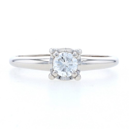 Oro bianco diamante vintage - bianco,