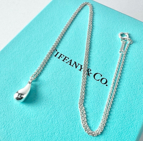 Collana con ciondolo goccia - ciondolo, a