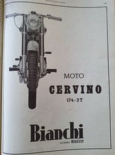 MOTO BIANCHI CERVINO  - ADVERT