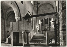 NOLI - SAVONA - INTERNO DI S. PARAGORIO - AMBONE - VIAGG. 1963 -79393-