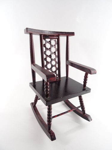Sedia dondolo vintage per - a,