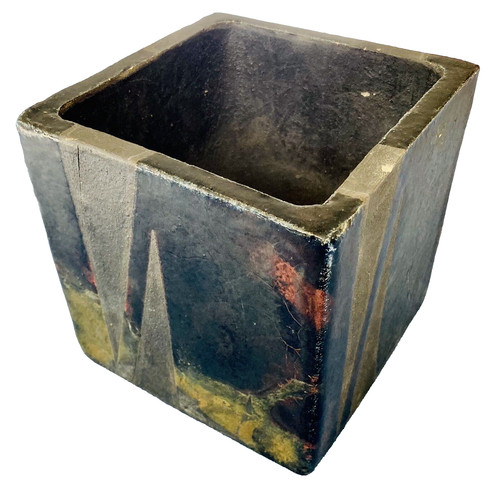 Vaso quadrato nero - vgg, studio