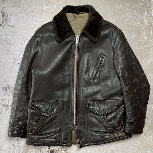 Giacca pelle vintage - vintage, anni