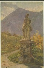 ILLUSTRATORE BELTRAME -MALIA DEL PASSATO 1936  CARTOLINA