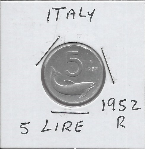 Italia lire 1952r - 5,