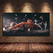 Poster auto rosso Champion