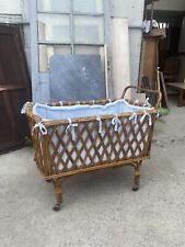 culla vimini anni 40