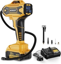 Gonfiatore Pneumatici Senza Fili Compressore Aria Portatile Compatibile con Dewalt 20V Max Ba