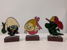 Statuette Vintage In Peltro