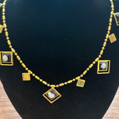 Collana vintage geometrica - , in