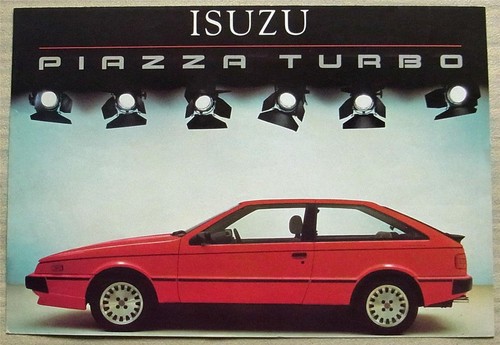 Brochure vendita auto isuzu - brochure,