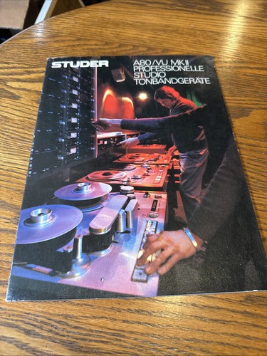 Studer a80 mkii - a80, vu