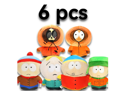 6pcs peluche south - 6pcs, park