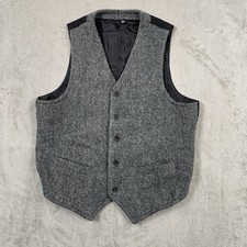 Gilet Harris tweed uomo 38