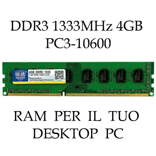 Modulo ram desktop ddr3 - ram, pc
