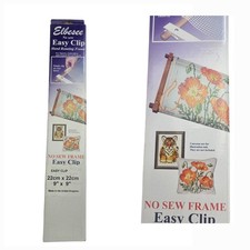 Telaio girevole a mano Elbesee ricamo e arazzo 22x22cm 9"x9" spedizione gratuita