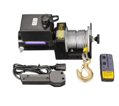 Verricello elettrico montato