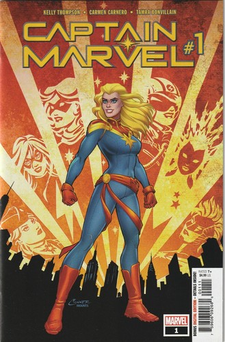 Captain marvel cover a - captain, 1