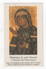Santino Holy Card - Madonna di