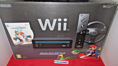 Wii console mario kart - console,