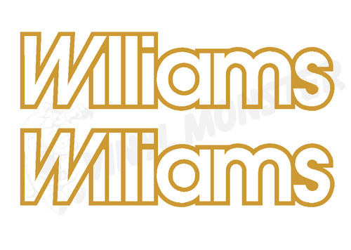 Williams stickers renault - williams, stickers,
