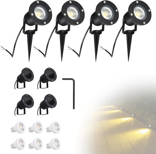 4pcs faretto giardino - 5w, da