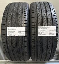 2 PNEUMATICI USATI CONTINENTAL UltraContact ESTIVE 205 55 R16 91 V DOT 2022