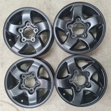 4 cerchi kia sportage 1995 - 2002 r15 nero opaco lt001513