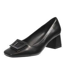 Gold & Gold Decolletè Tacco Medio E Punta Quadrata Nero - Donna Scarpe Decolletè