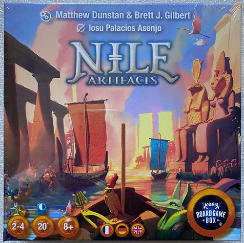 Nilo artifacts board game box - nilo,